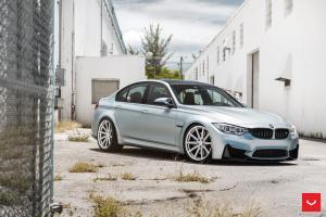 BMW M3 Sedan on Vossen Wheels (VFS10) 2017 года